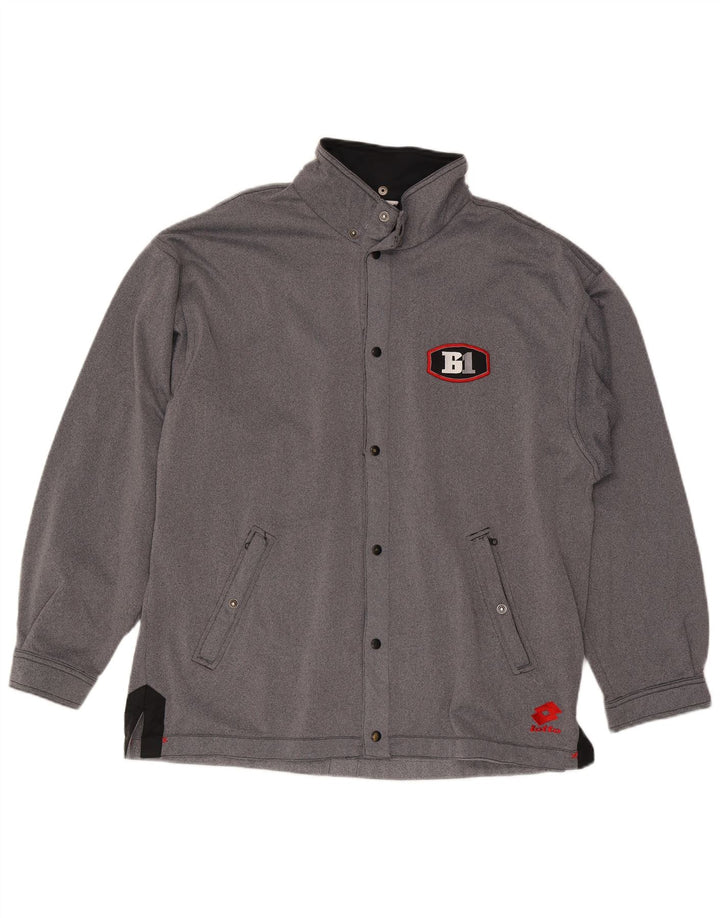 Ανδρική φόρμα Lotto Top Jacket UK 42/44 XL Grey Colourblock Polyester