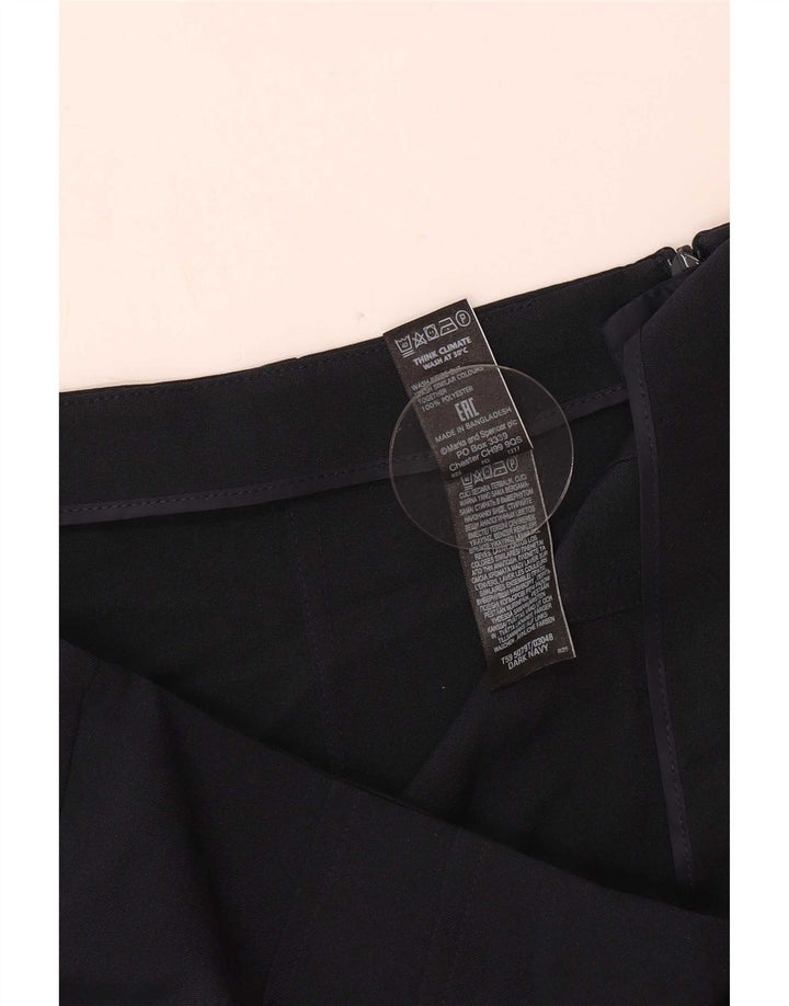 Marks & Spencer Γυναικείο Slim Suit Παντελόνι UK 12 Medium W30 L30 Navy Blue