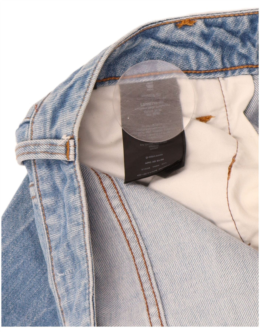 G-Star Ανδρικό τζιν 3D Arc Slim W30 L32 Μπλε βαμβακερό