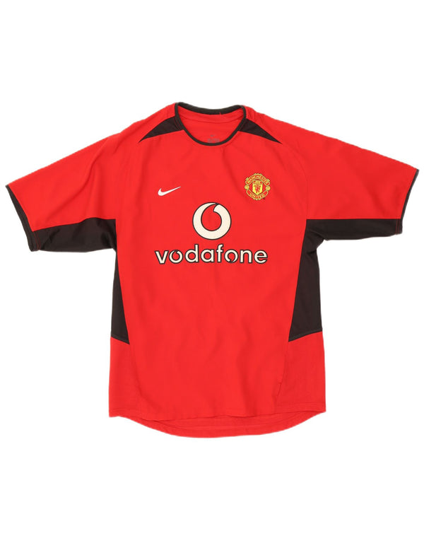 Ανδρικά Nike 2002-2004 Μάντσεστερ Γιουνάιτεντ εντός έδρας φανέλα UK 36/38 Small Red Sports