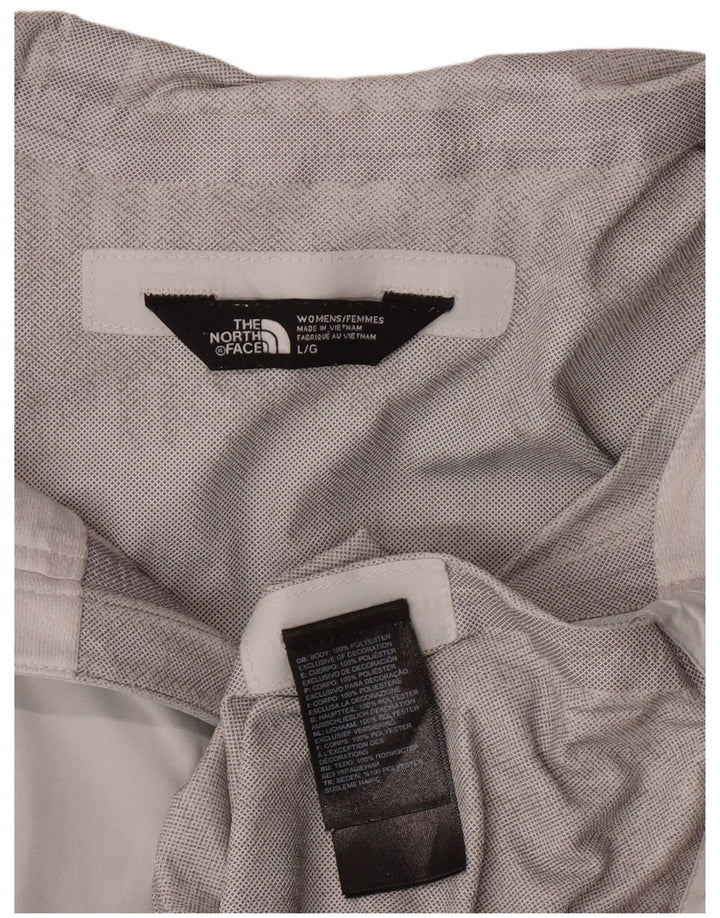 THE NORTH FACE Γυναικείο μπουφάν βροχής με κουκούλα UK 14 Large Grey Polyester