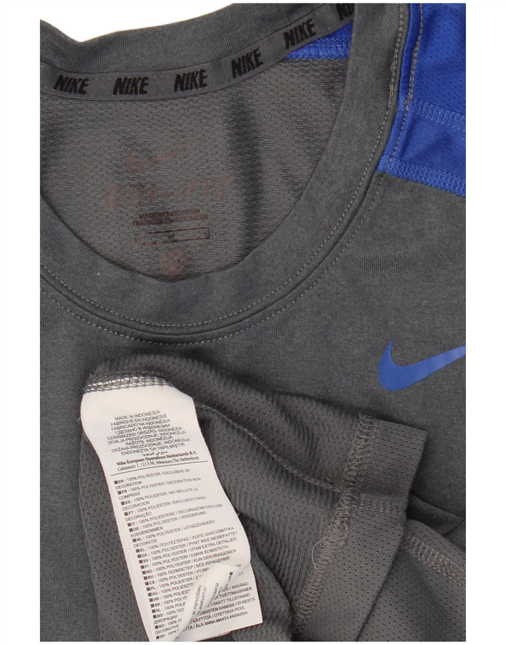 Ανδρικό γιλέκο Nike Dri Fit Top Medium Grey Colorblock Πολυεστέρας