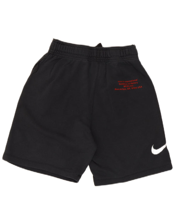 Γραφικό αθλητικό σορτς Nike Boys Swoosh 12-13 ετών Μεγάλο Navy Blue από βαμβάκι