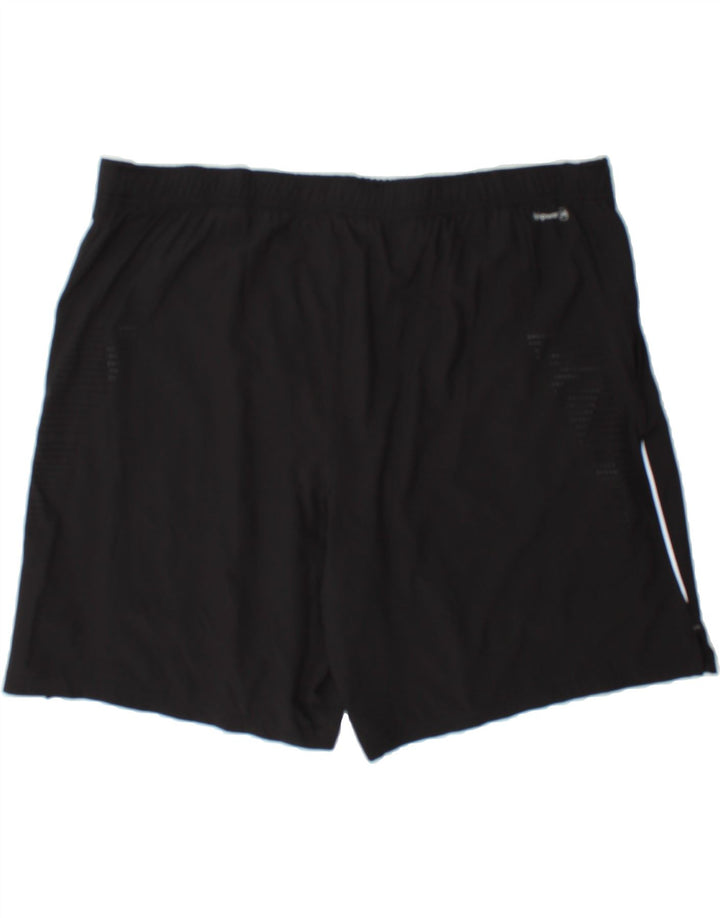 RUSSELL ATHLETIC Mens Sport Shorts 2XL Black Polyester Vintage Russell Athletic and Second-Hand Russell Athletic from Messina Hembry 