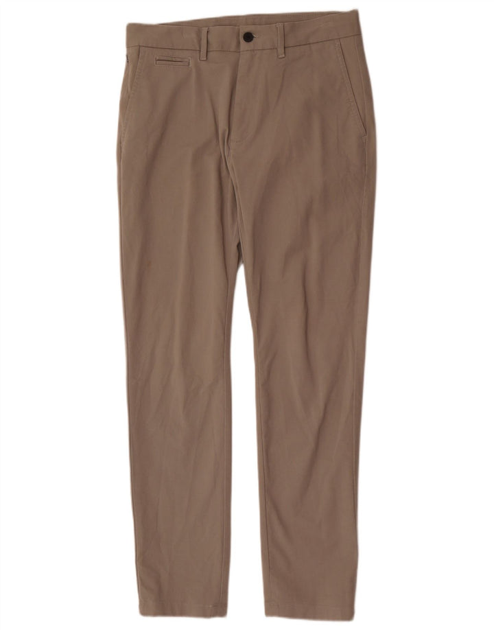 Ανδρικό παντελόνι Chino Marks & Spencer W32 L31 Γκρι βαμβακερό