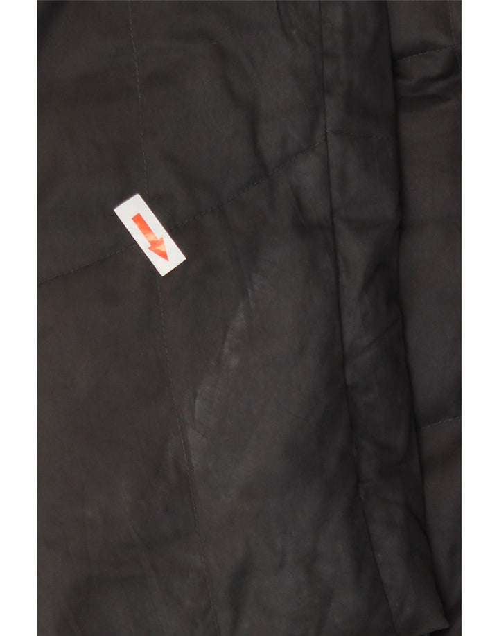 Eddie Bauer Γυναικείο παλτό μεγάλου μεγέθους UK 10 μικρό μαύρο πολυεστέρα