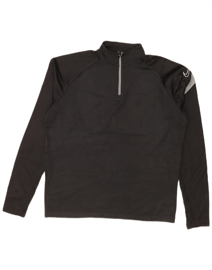 Ανδρικό γραφικό φούτερ Nike Dri Fit Jumper Medium Black Colourblock
