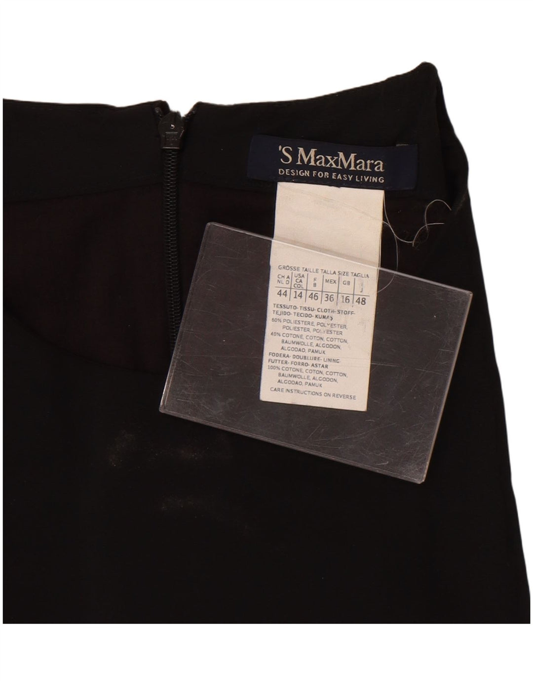 Max Mara Γυναικείο Αμάνικο Φόρεμα Shift UK 16 Large White Colourblock