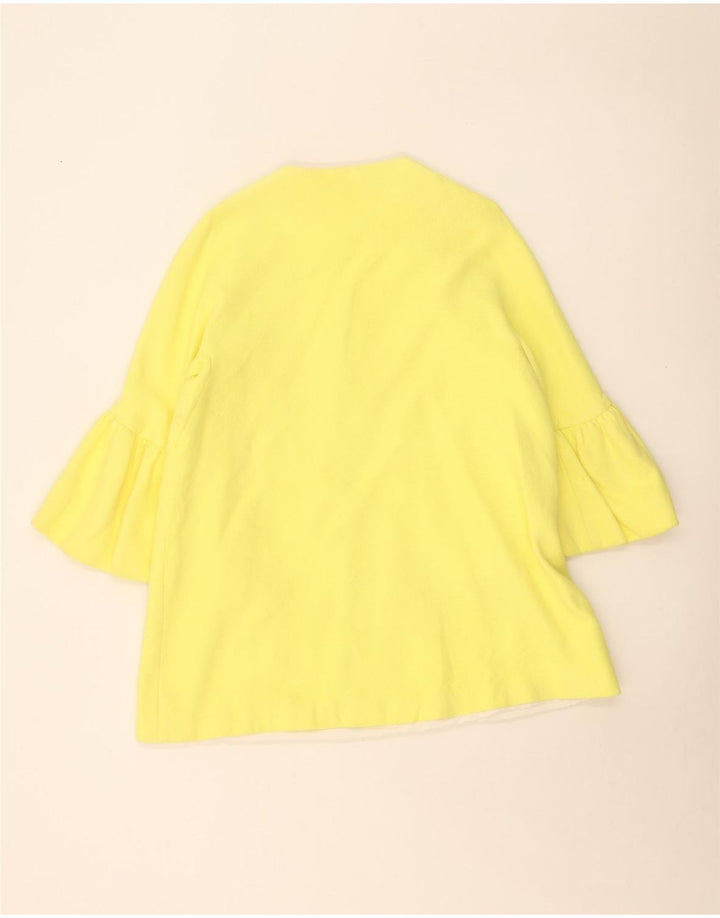 Zara Γυναικείο Πανωφόρι 3/4 Μανίκι UK 6 XS Κίτρινο