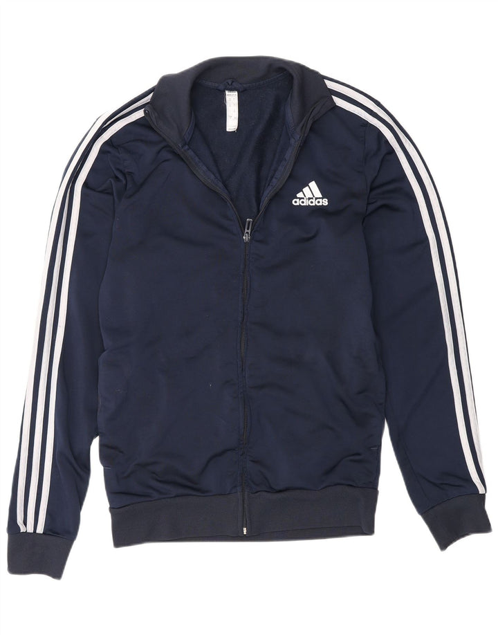 Ανδρική φόρμα Adidas κανονική εφαρμογή Top Jacket UK 36/38 Small Navy Blue