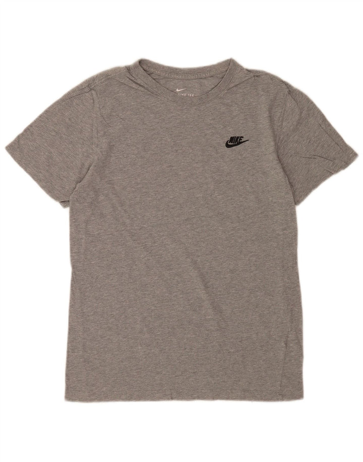 Ανδρικό μπλουζάκι Nike, μικρό βαμβακερό γκρι μπλουζάκι
