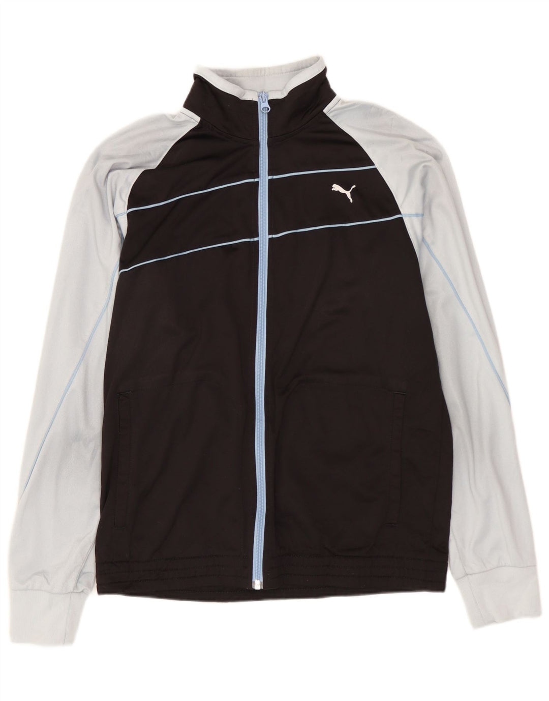 Γραφική φόρμα PUMA Boys Top Jacket 13-14 Years Black Colourblock