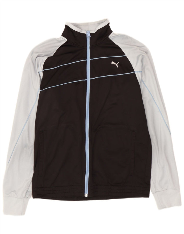 Γραφική φόρμα PUMA Boys Top Jacket 13-14 Years Black Colourblock
