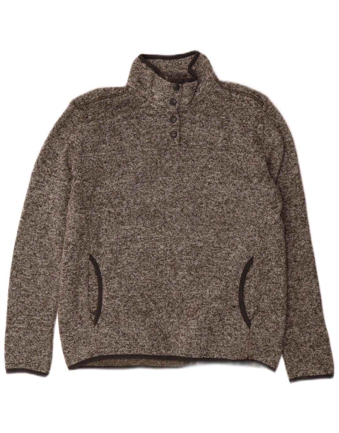 EDDIE BAUER Γυναικείο φούτερ μεγάλου μεγέθους Jumper UK 10 Small Grey Flecked