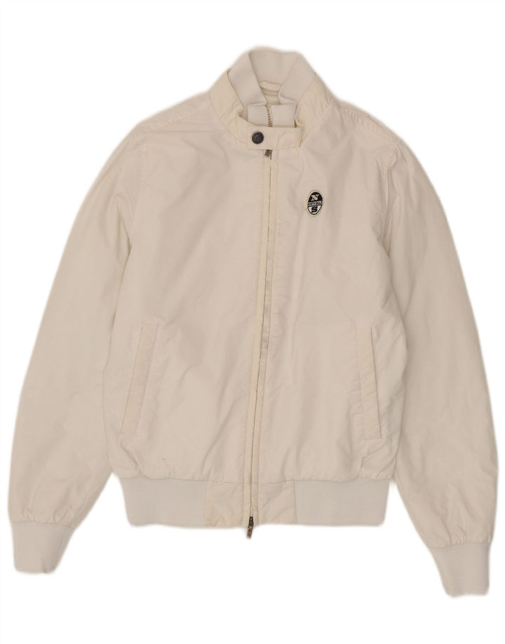 Ανδρικό μπουφάν North Sails UK 36 Small White Polyamide
