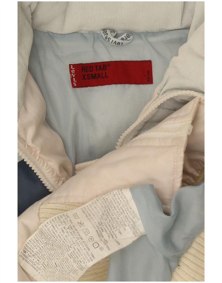 Γυναικείο μπουφάν Levi's με επένδυση UK 6 XS White Colourblock Πολυεστέρας