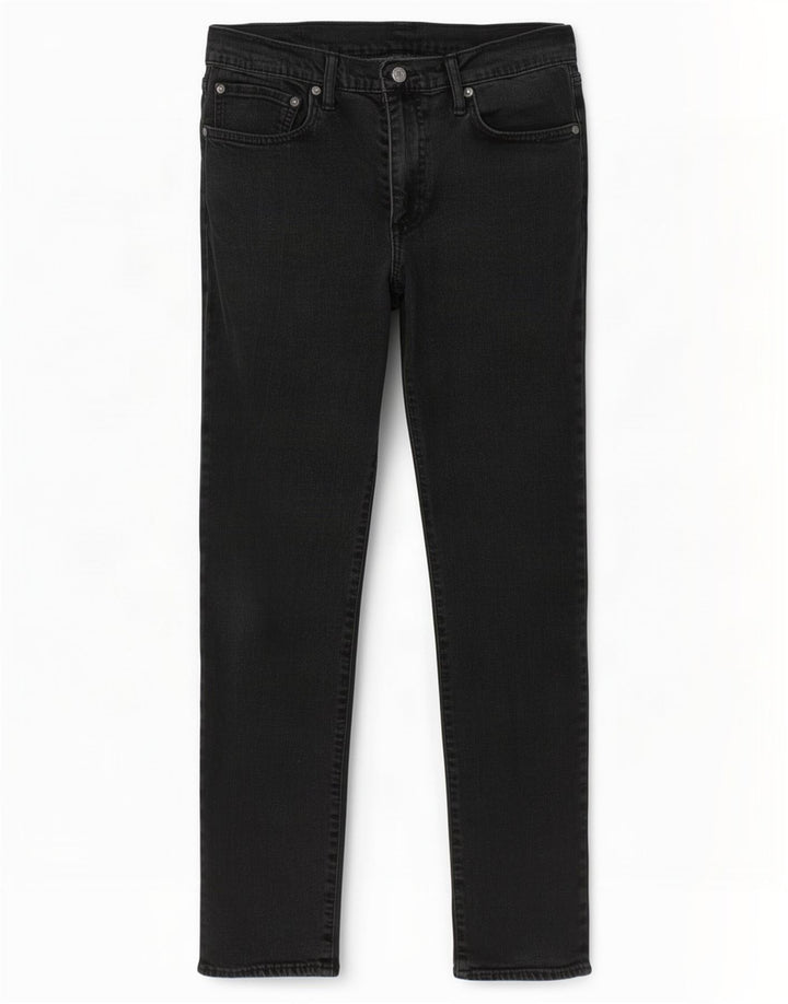 Levi's Mens 511 Slim Jeans W36 L32 Μαύρο βαμβακερό
