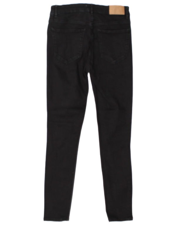 Zara Γυναικείο Skinny Jeans EU 38 Small W28 L26 Μαύρο βαμβακερό