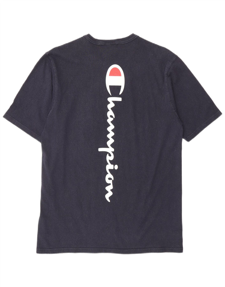 Ανδρικό γραφικό T-shirt CHAMPION Top Medium Navy Blue