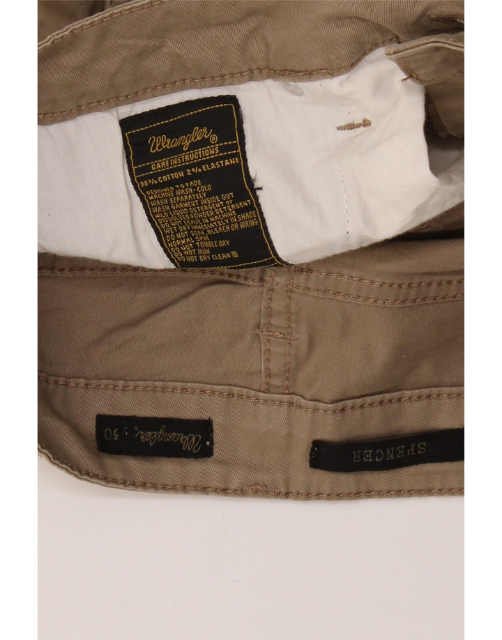 Ανδρικό παντελόνι WRANGLER Spencer Slim Cropped W30 L26 Beige βαμβακερό