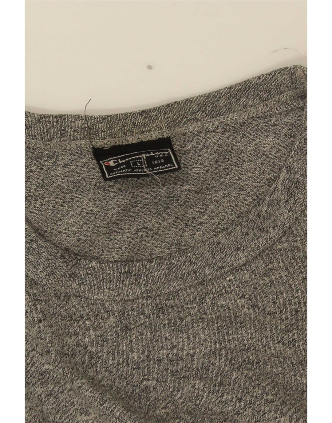 Ανδρικό T-Shirt Champion Graphic Top Large Grey Flecked