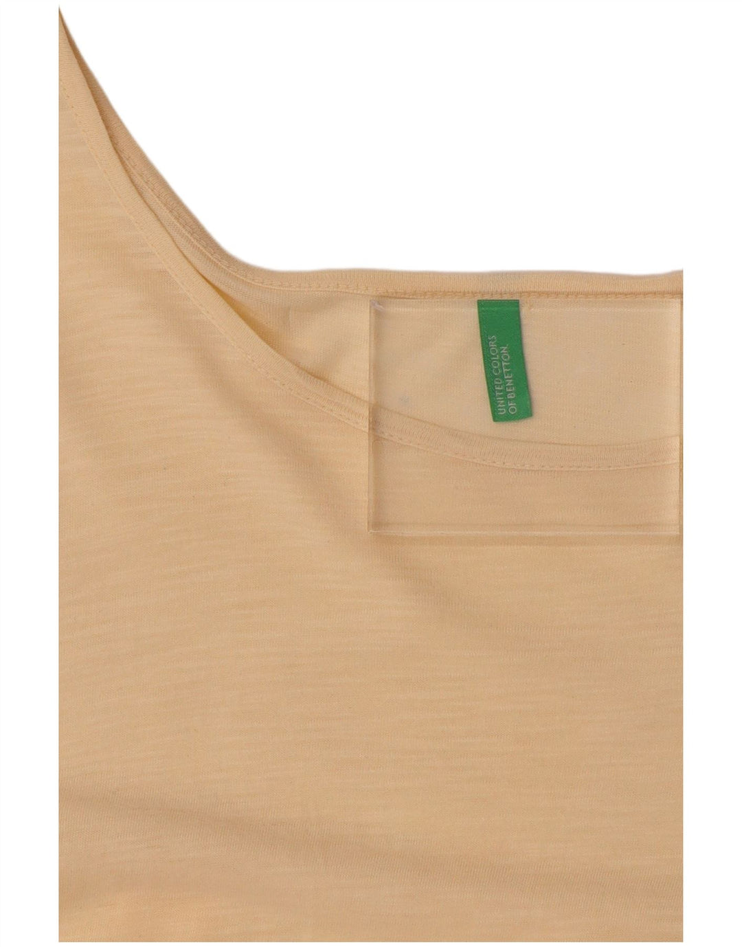BENETTON Γυναικείο T-Shirt Top UK 16 Large Beige
