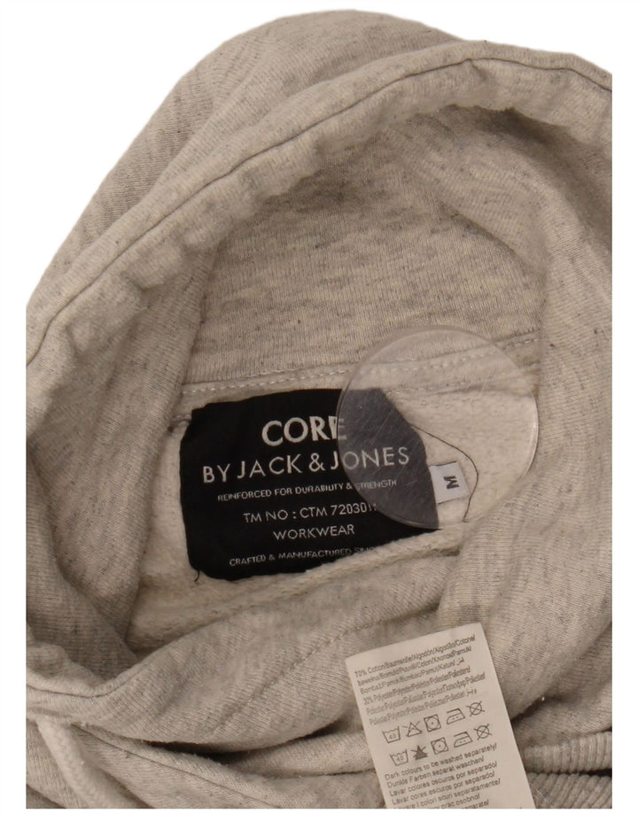 Jack & Jones Ανδρικό γραφικό με κουκούλα, μεσαίο γκρι βαμβακερό