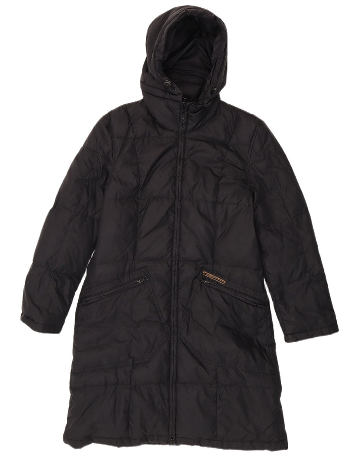 Γυναικείο παλτό με κουκούλα Gas UK 14 Medium Black Polyamide