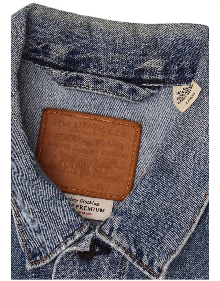 Ανδρικό τζιν μπουφάν Levi's UK 42 XL Μπλε βαμβακερό