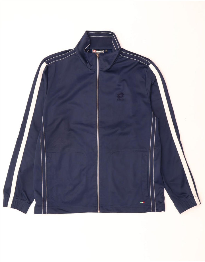 Ανδρική φόρμα Lotto Top Jacket XL Navy Blue Polyester