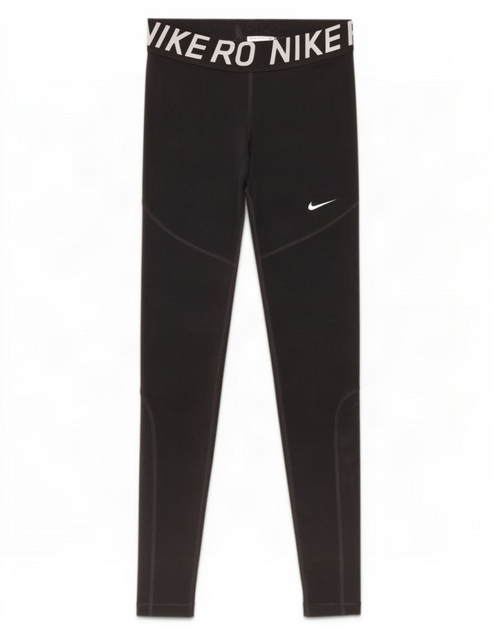 Γυναικείο κολάν Nike Dri Fit Graphic UK 8 Small Black Polyester