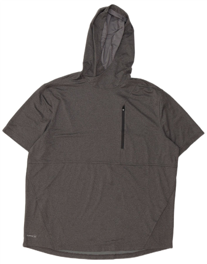 RUSSELL ATHLETIC Ανδρική φόρμα πουλόβερ με κουκούλα Top UK 50/52 2XL Γκρι