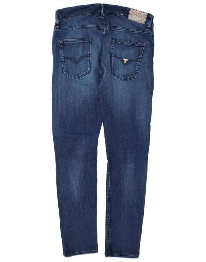 Guess Ανδρικό Slim Jeans W32 L30 Blue Lyocell