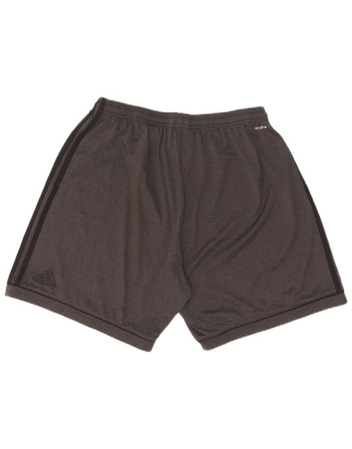 Ανδρικό σορτς Adidas Climalite Sport μεγάλο γκρι πολυεστέρα