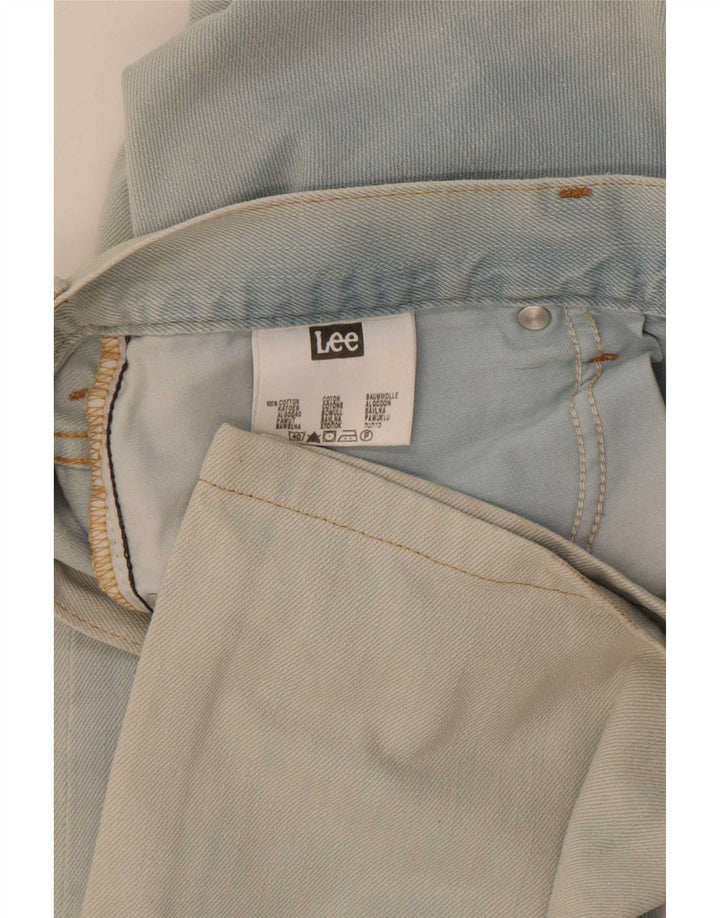 Lee Mens Knox Straight Jeans W32 L36 Blue Cotton