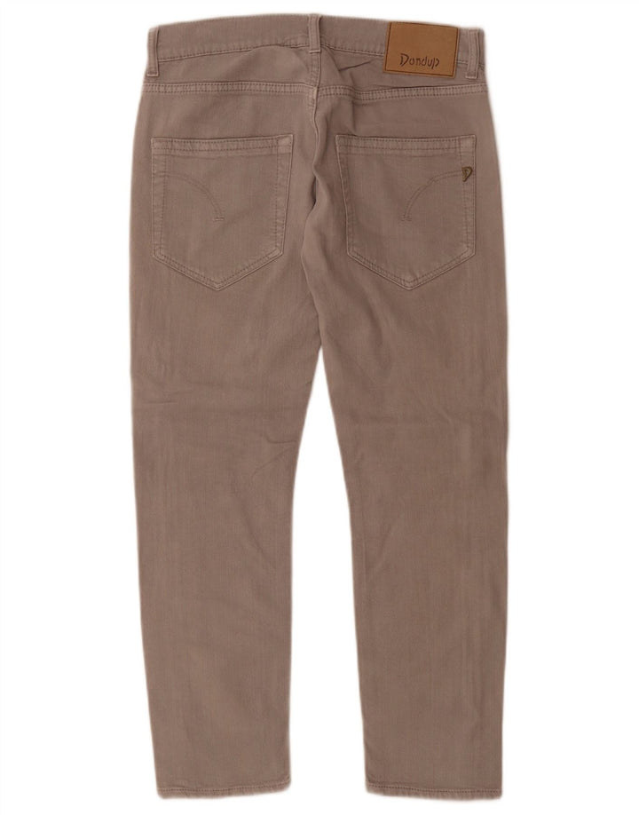 Dondup Γυναικείο Crop Slim Jeans W27 L26 Γκρι βαμβακερό