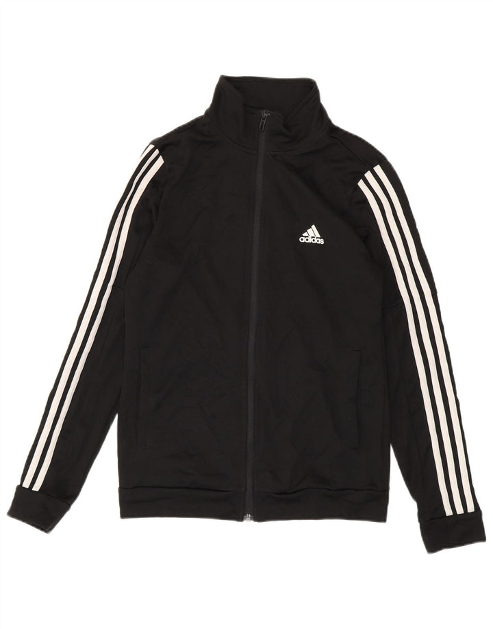 Γυναικεία αθλητική φόρμα Adidas Top Jacket UK 8/10 Small Black Polyester