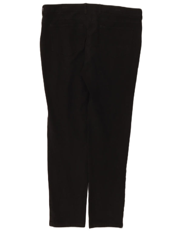 Hobbs Γυναικείο Skinny παντελόνι Chino UK 16 μεγάλο W33 L28 μαύρο βαμβακερό