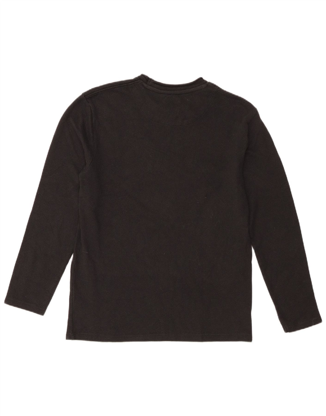 Zara γυναικείο τοπ Μακρύ μακρυμάνικο UK 10 Small Black