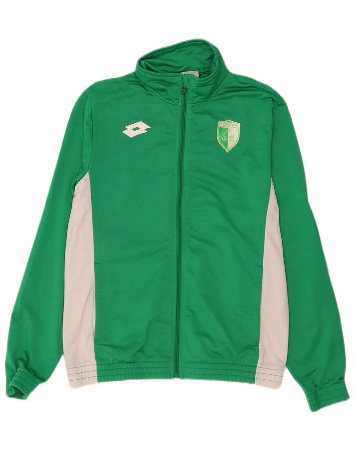 Ανδρική αθλητική φόρμα Lotto Top Jacket μεσαίο πράσινο χρώμα