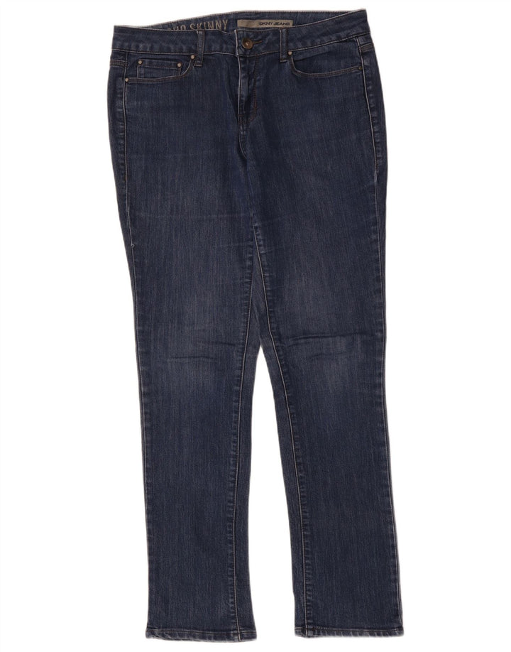 DKNY Γυναικείο Skinny Jeans US 10 Large W34 L32 Μπλε βαμβακερό