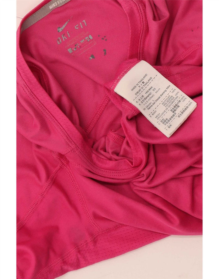 Γυναικείο T-shirt Nike Dri Fit Top UK 14 Medium Pink Polyester