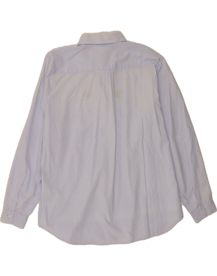 VINTAGE Womens Shirt IT 42 Medium Blue Floral Cotton Vintage Vintage and Second-Hand Vintage from Messina Hembry 