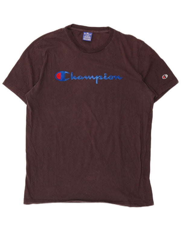 Ανδρικό T-Shirt Champion Graphic Top Large Brown