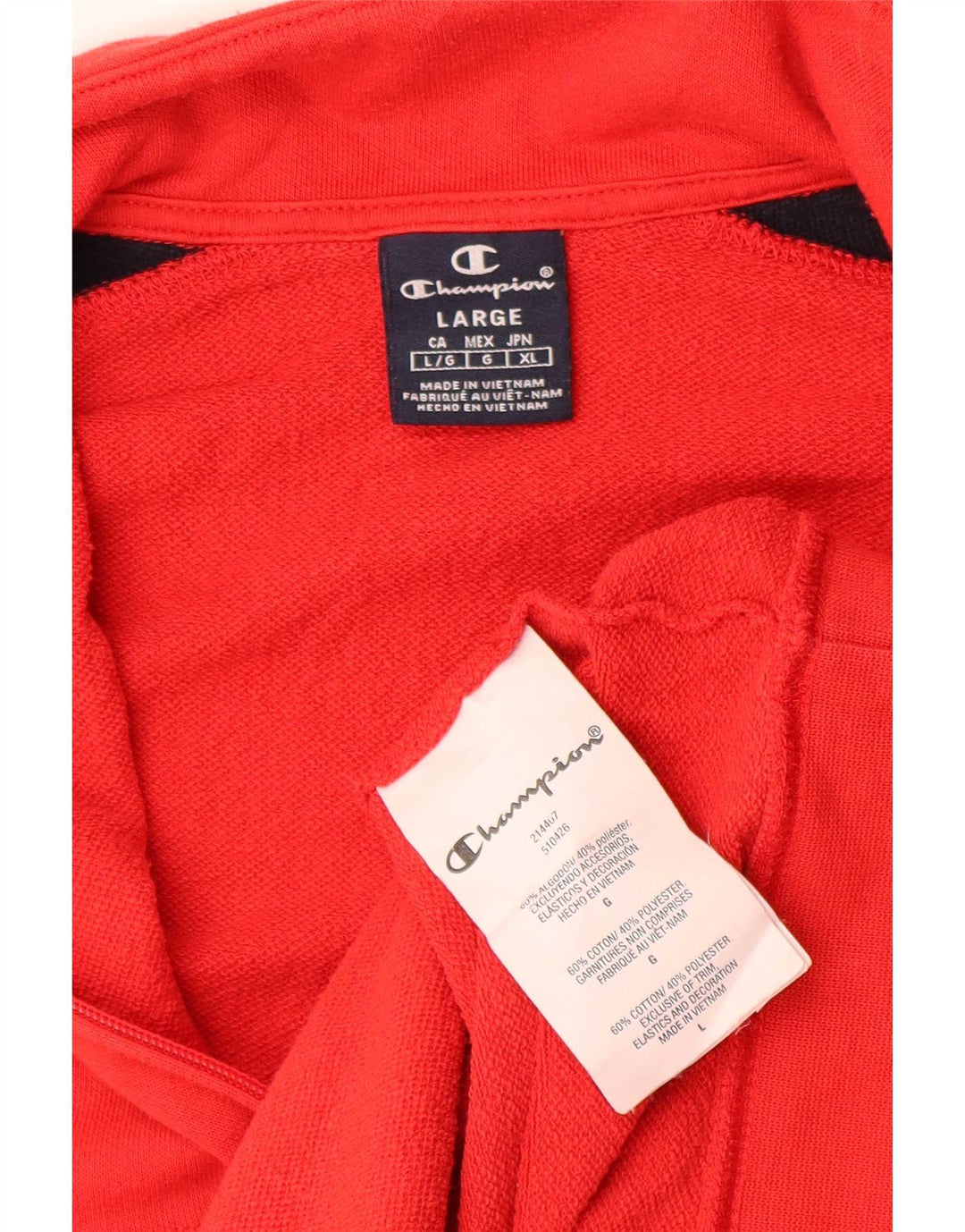 Ανδρική φόρμα Champion Top Jacket με μεγάλο κόκκινο χρώμα πολυεστέρα