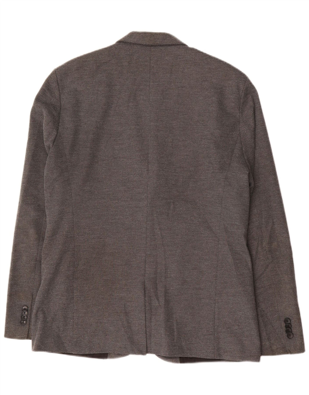 Zara Ανδρικό μπουφάν blazer 2 κουμπιών UK 42 XL Grey Polyester