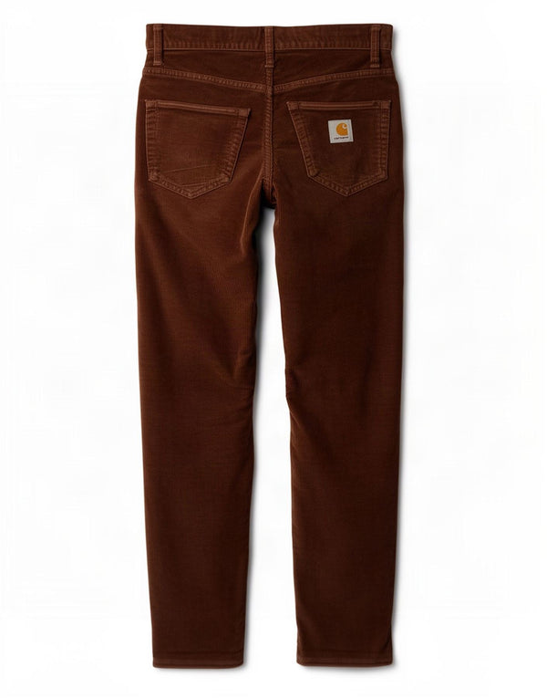 Ανδρικό παντελόνι Carhartt Slim Κοτλέ W30 L32 Καφέ Βαμβακερό