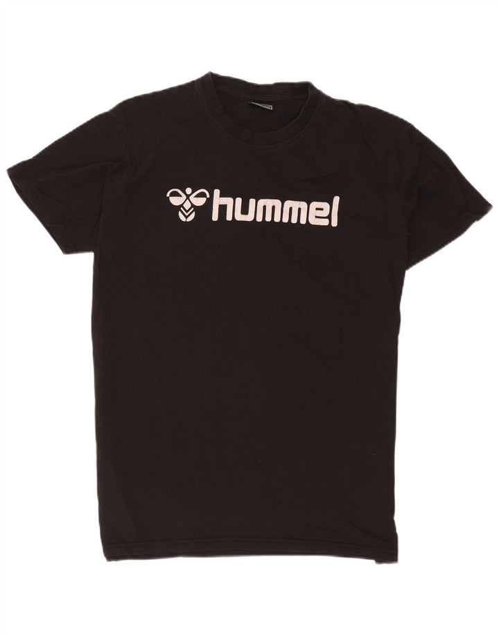 Ανδρικό γραφικό T-Shirt Hummel Top Large Μαύρο