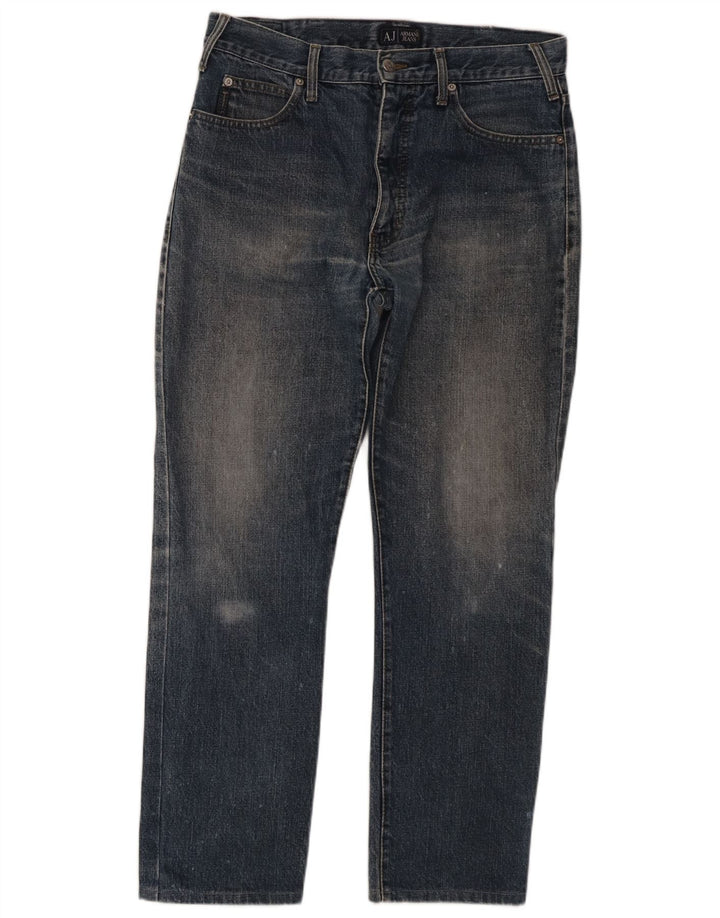 Armani Ανδρικό ίσιο τζιν W34 L28 Μπλε Βαμβακερό