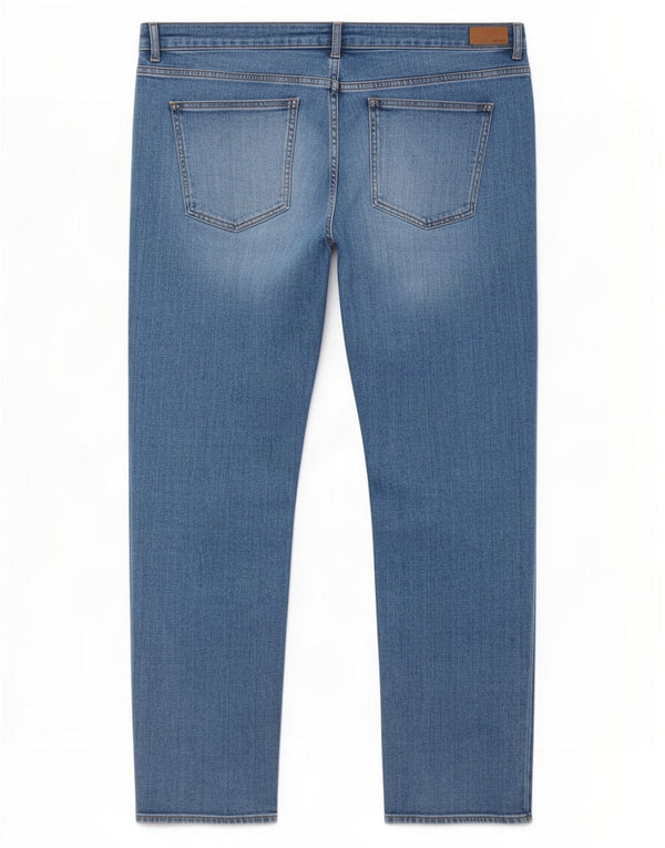 Fat Face Γυναικείο Chesham Girlfriend Cropped Jeans UK 22 3XL W42 L26 Blue